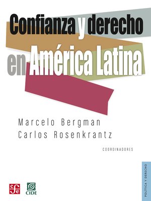 cover image of Confianza y derecho en América Latina